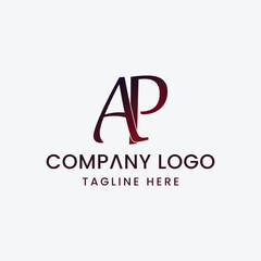 Initial Letter AP logo Design Outstanding Creative Modern Symbol  Sign