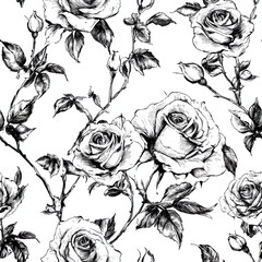 chabby chic rose pattern 