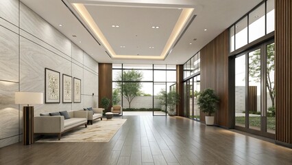 Obraz premium modern office interior