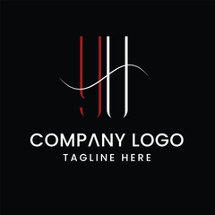 Initial Letter YU logo Design Outstanding Creative Modern Symbol  Sign