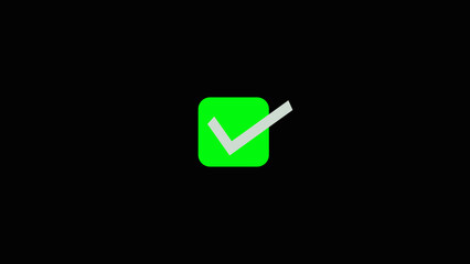 Tick and cross checkmark icon. Check mark and  mark icon  design. Yes and no buttons.