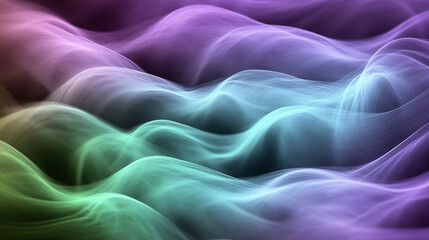 Obraz premium CPU blend of purple and green colours HD 8K wallpaper Stock Photographic Image