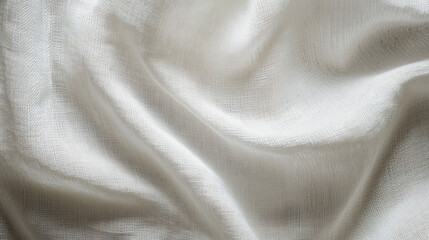Close-up of a white canvas texture on a black background showcasing intricate details and patterns