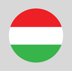 Italy Flag Icon. Round Italy flag vector icon. official colors and proportion correctly. National Italian flag. Vector illustration