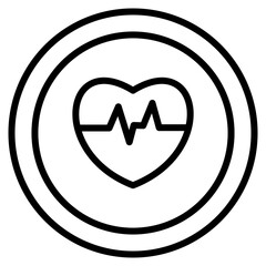 Heart Circle Icon