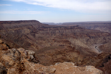 Le Fish river canyon, Namibie