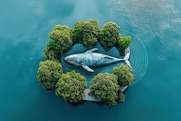 Serene Whale Sanctuary A Peaceful Oasis in the Ocean