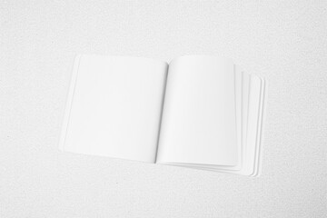 Open Moleskin Sketchbook