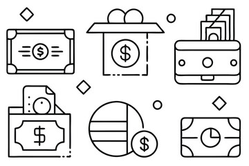 Payment Line Art Simplify Transactions with Stylish Illustrations