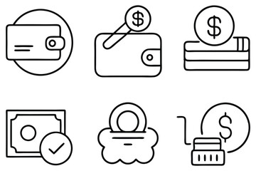 Payment Line Art Unique Visuals for Online Payment Solutions
