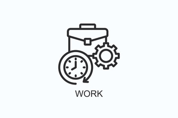 Work Icon Or Logo Isolated Illustration