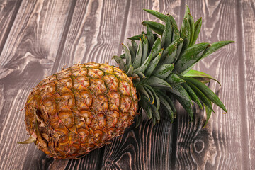 Ripe sweet juicy pineapple fruit