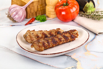 Beef kebab minced meat shashlik