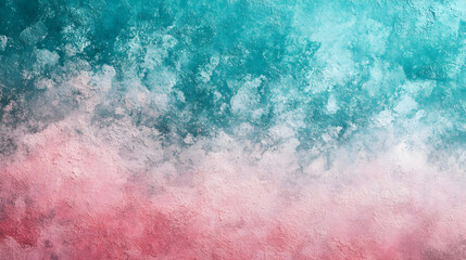 Teal and pink abstract texture background