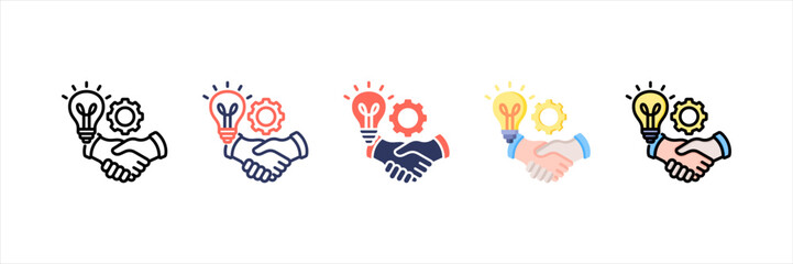 Agreement Multistyle Icon Set