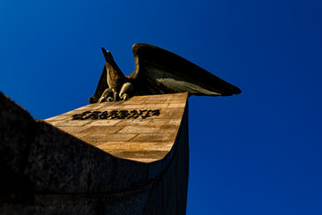 Czestochowa, SIlesia / Poland - November 11, 2024: Monument on the National Remembrance Square in...