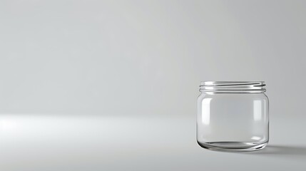 empty glass jar