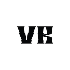 VR monogram logo design letter text name symbol monochrome logotype alphabet character simple logo
