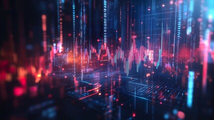 Obraz premium Financial Growth Chart