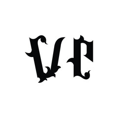 VR monogram logo design letter text name symbol monochrome logotype alphabet character simple logo