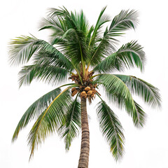 Fototapeta premium palm tree isolated on white