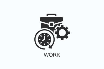 Work Icon Or Logo Isolated Illustration