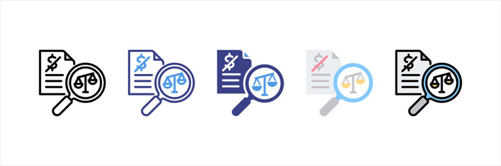 Judicial Multistyle Icon Set