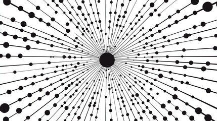 Obraz premium Abstract Radial Geometry