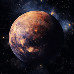 Il pianeta Plutone nell'universo