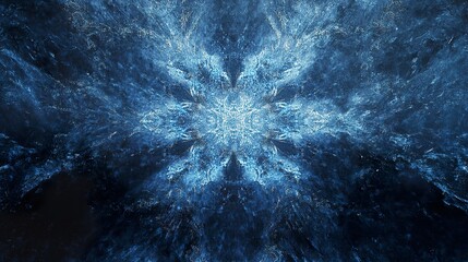 Frozen Ice Crystal Texture