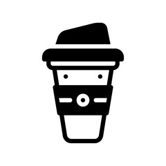 Cup Coffee Icon - Minimalist Simple Icon