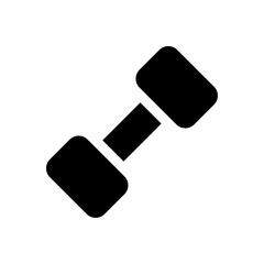 Dumbbells Icon - Minimalist Simple Icon
