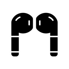 Ear Buds Icon - Minimalist Simple Icon