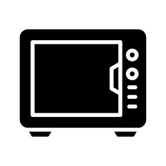 Microwave Icon - Minimalist Simple Icon