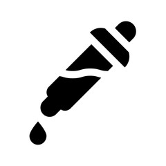 Pipette Icon - Minimalist Simple Icon