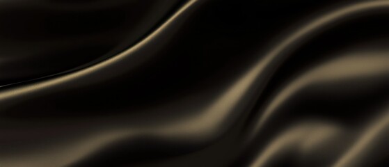 Obraz premium Dark rich silk fabric folds