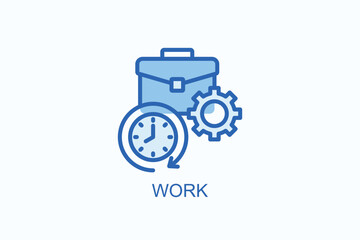 Work Icon Or Logo Isolated Illustration