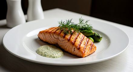grilled salmon