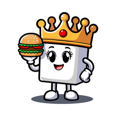 Burger Queen Mascot