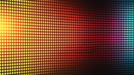 Colorful abstract background with gradient dots creating a vibrant visual effect