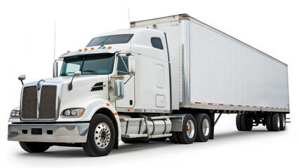 white truck on the road