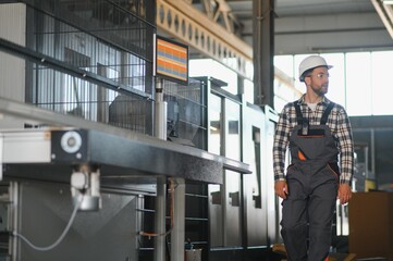 Male worker at a factory