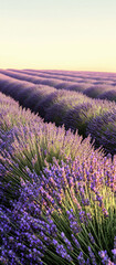 Stunning Lavender Field at Sunrise