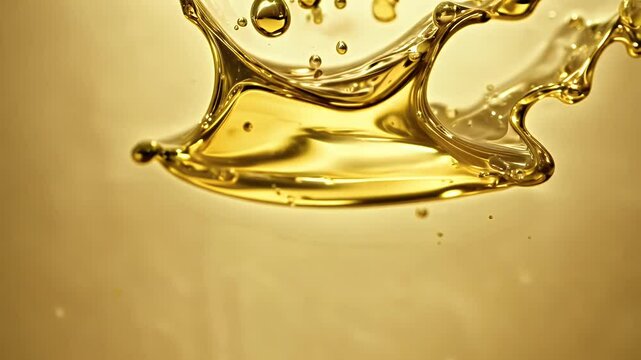 A visually stunning display golden paint splashing super slow motion captured high speed cinema camera 1000 frames second detailed fluid dynamics