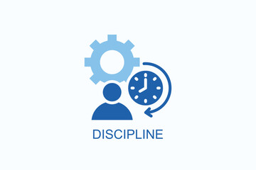 Discipline Icon Or Logo Isolated Illustration