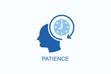Patience Icon Or Logo Isolated Illustration