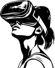 Simple design virtual reality innovation design