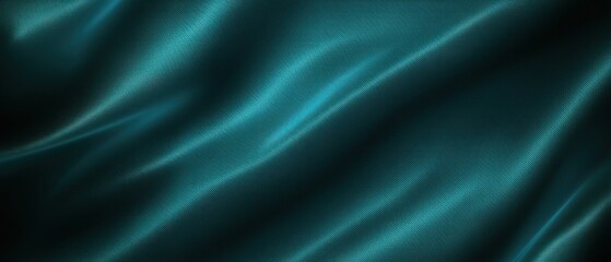 Teal Fabric Drape Background