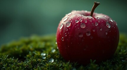 A Tempting Apple on the Mossy Throne