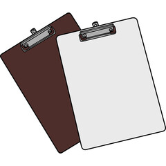 Modern Clipboard Illustration. Minimalist Design for Office, Business, and Education Themes